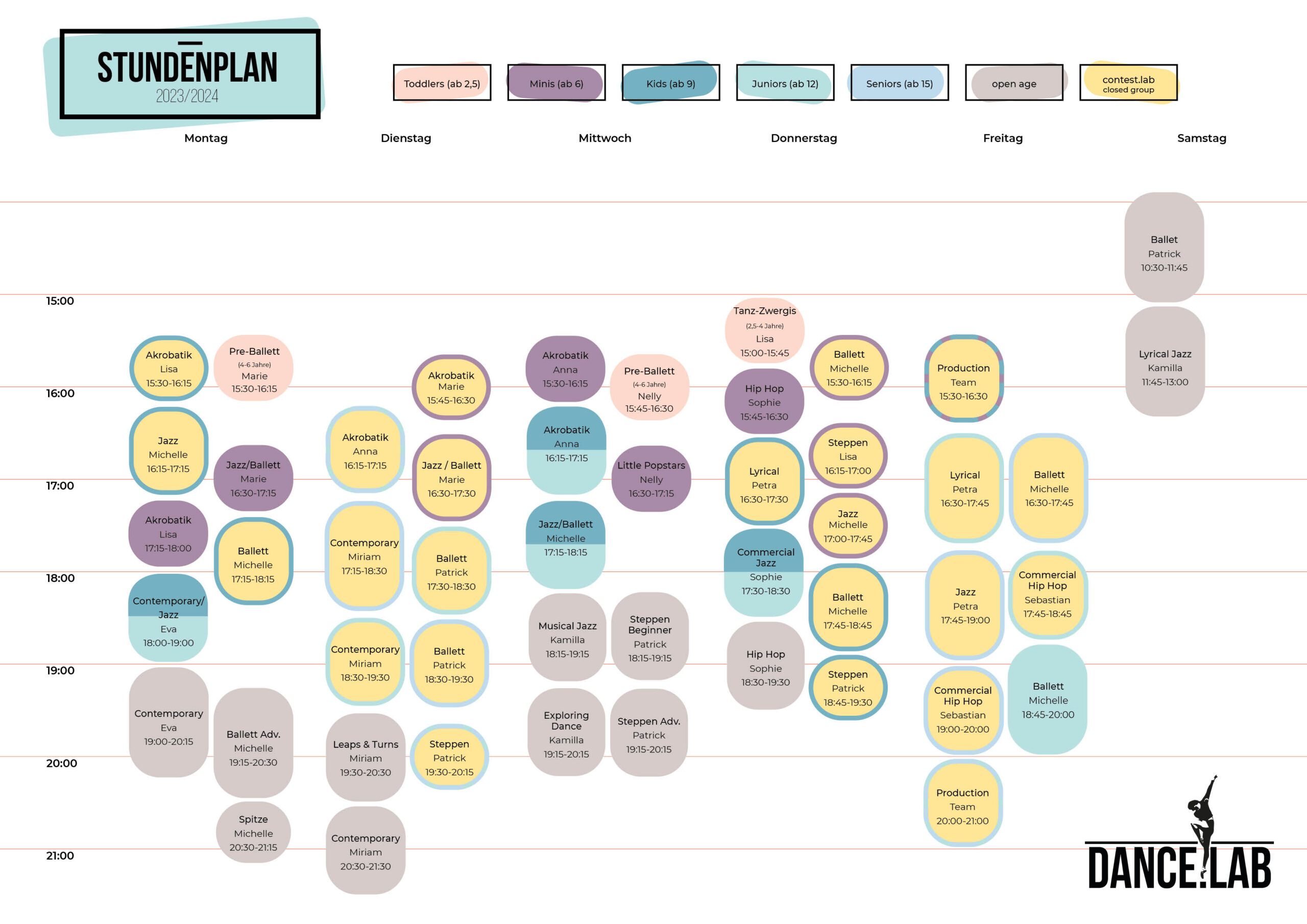 Stundenplan 2023/24 (Stand: 18.09.2023)